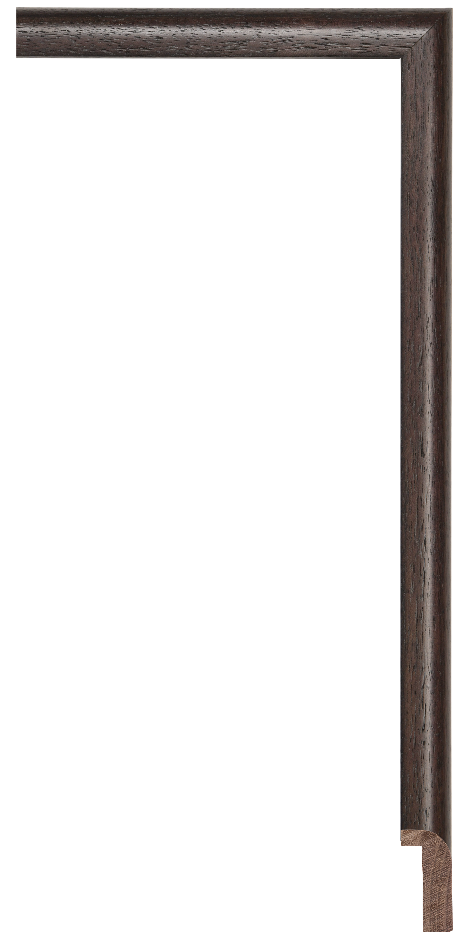 [208712]Alden Dark Walnut Curved Cap 3/4