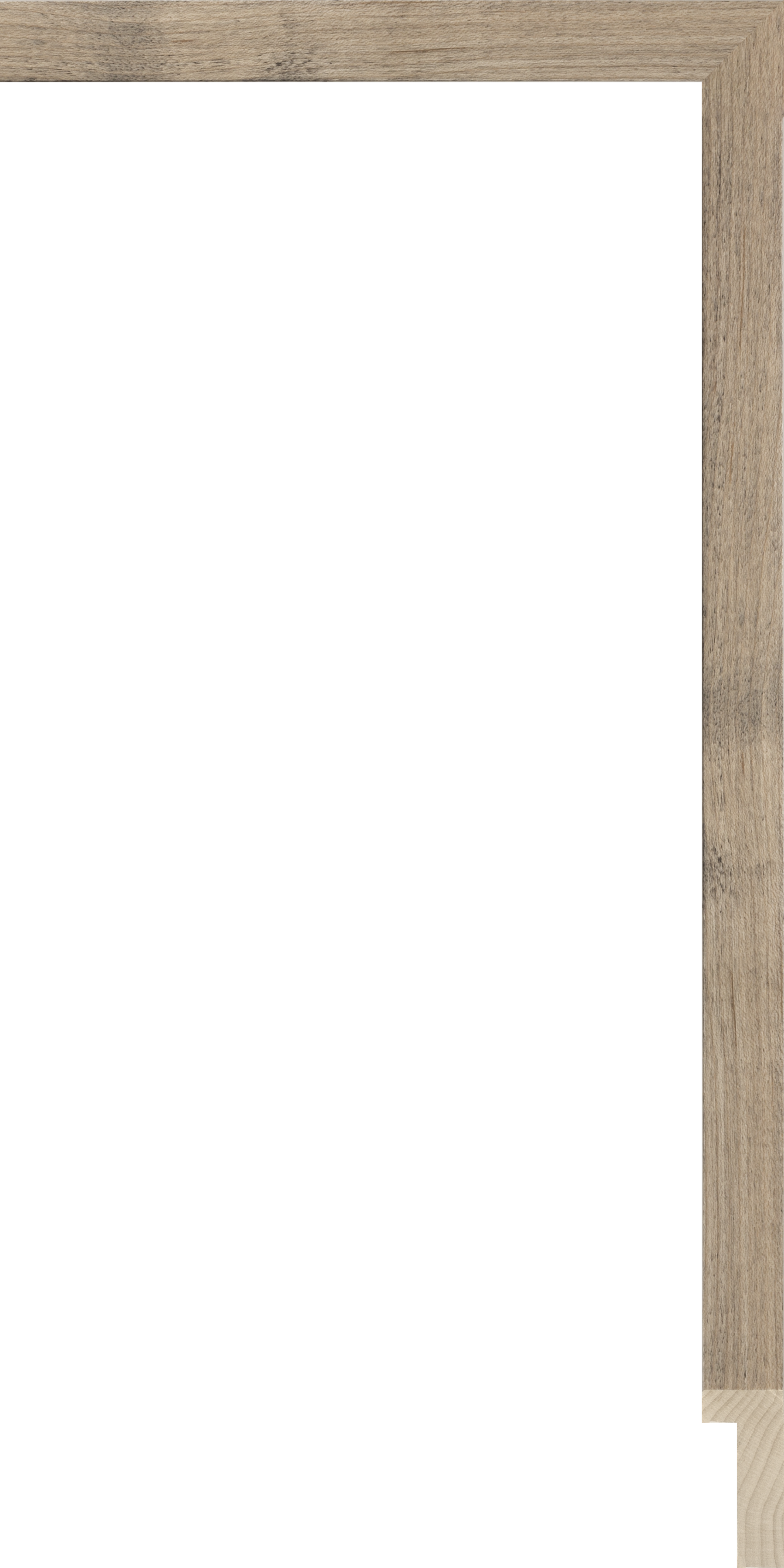 [11-507M]Museum Stems Handrubbed Gray Maple 5/8