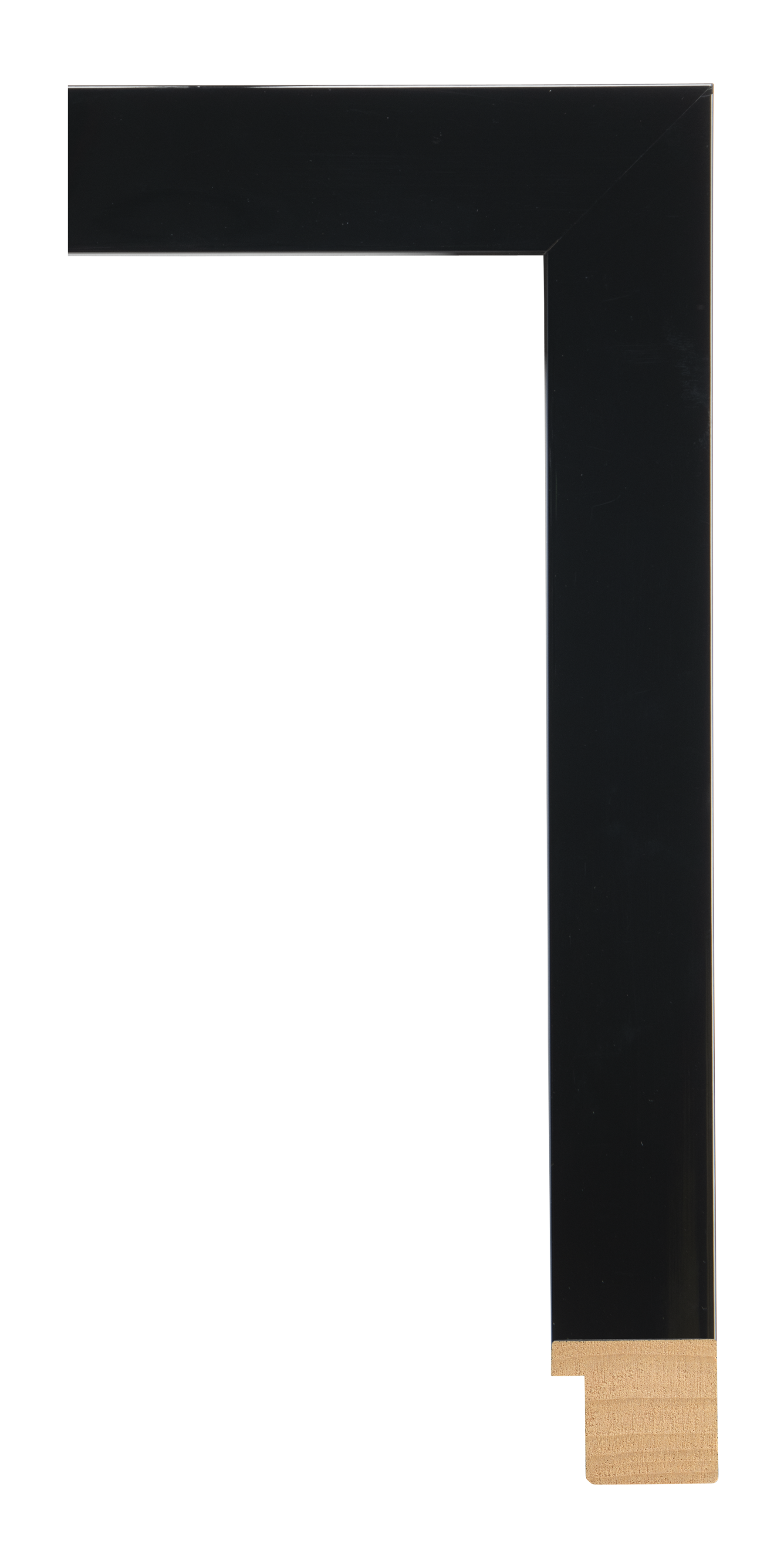 [382450]Bauhaus II Large Black Flat 1 5/8