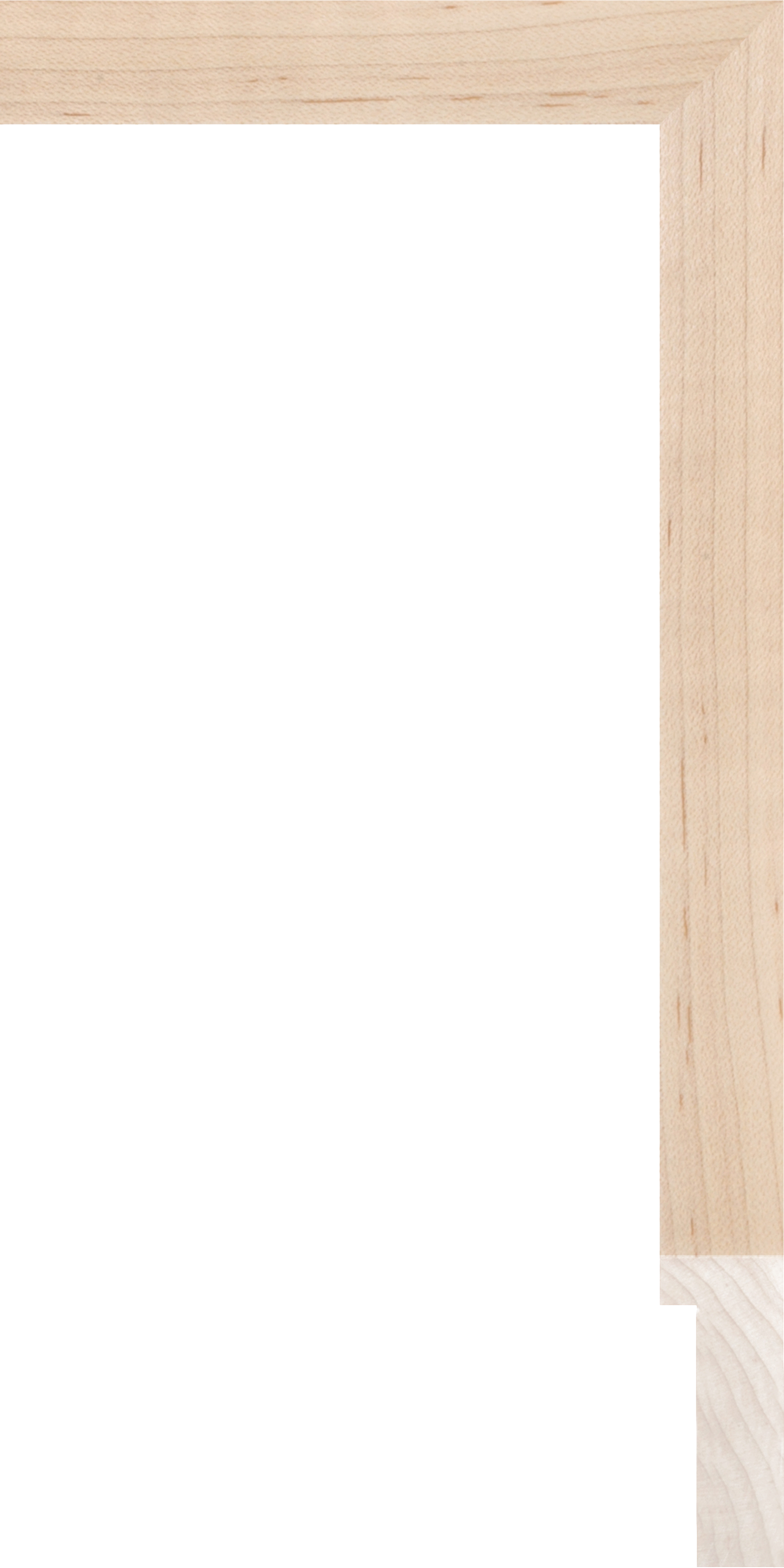 [12-100M]Maple & Walnut Natural Maple 13/16