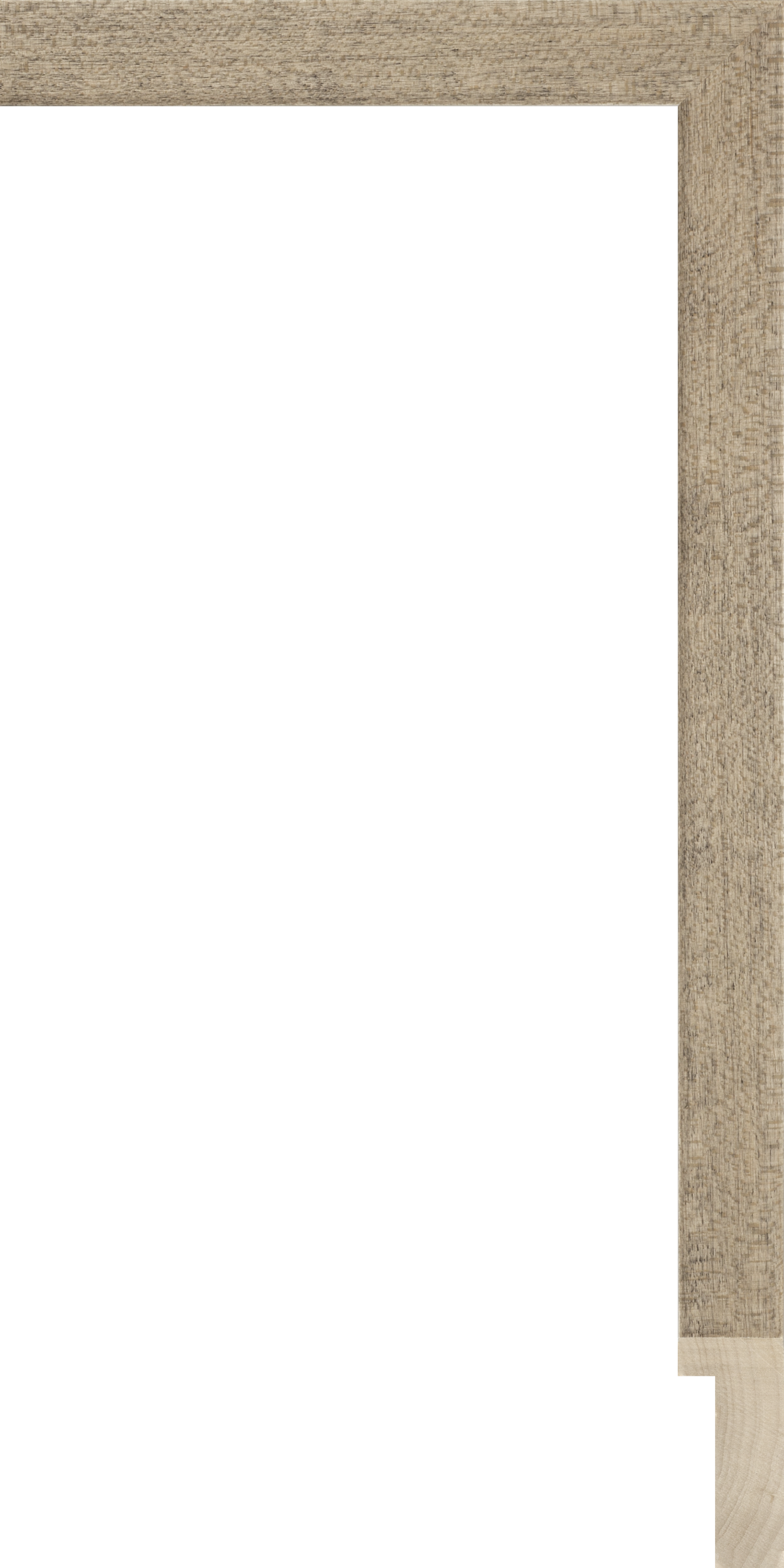 [12-507M]Museum Stems Handrubbed Gray Maple 13/16