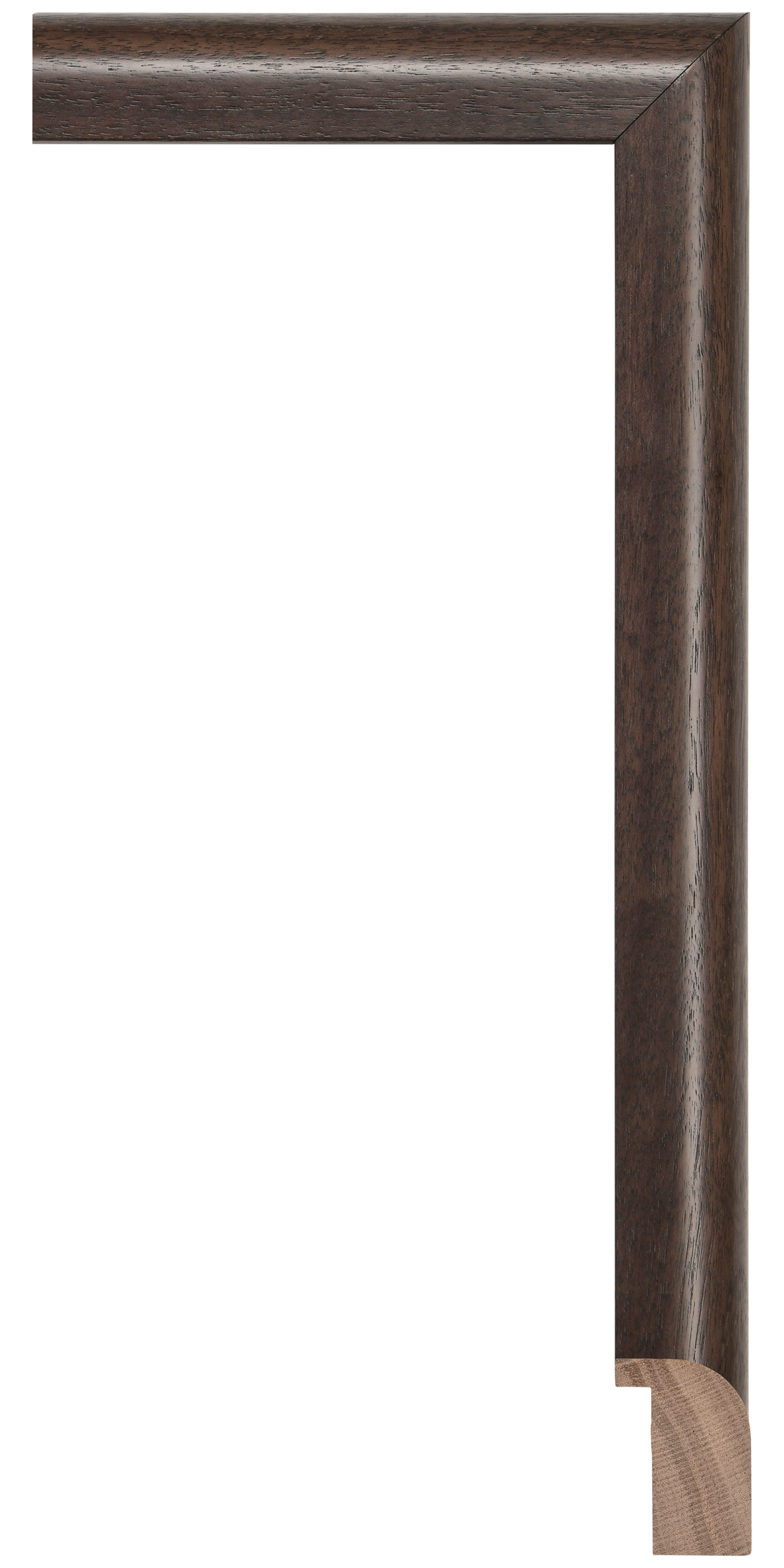 [313712]Alden Dark Walnut Curved Cap 1 1/8